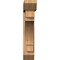 Ekena Millwork Merced Slat Smooth Bracket w/ Offset Brace, Western Red Cedar, 7 1/2"W x 38"D x 38"H BKT0806X38X38MRC06SWR - alternate 4